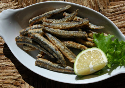 Fried sardines