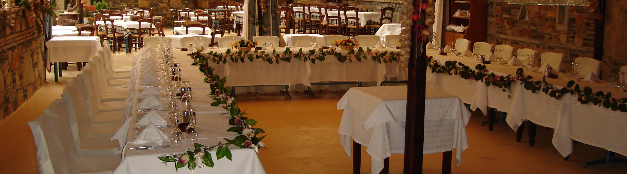 Wedding table layout